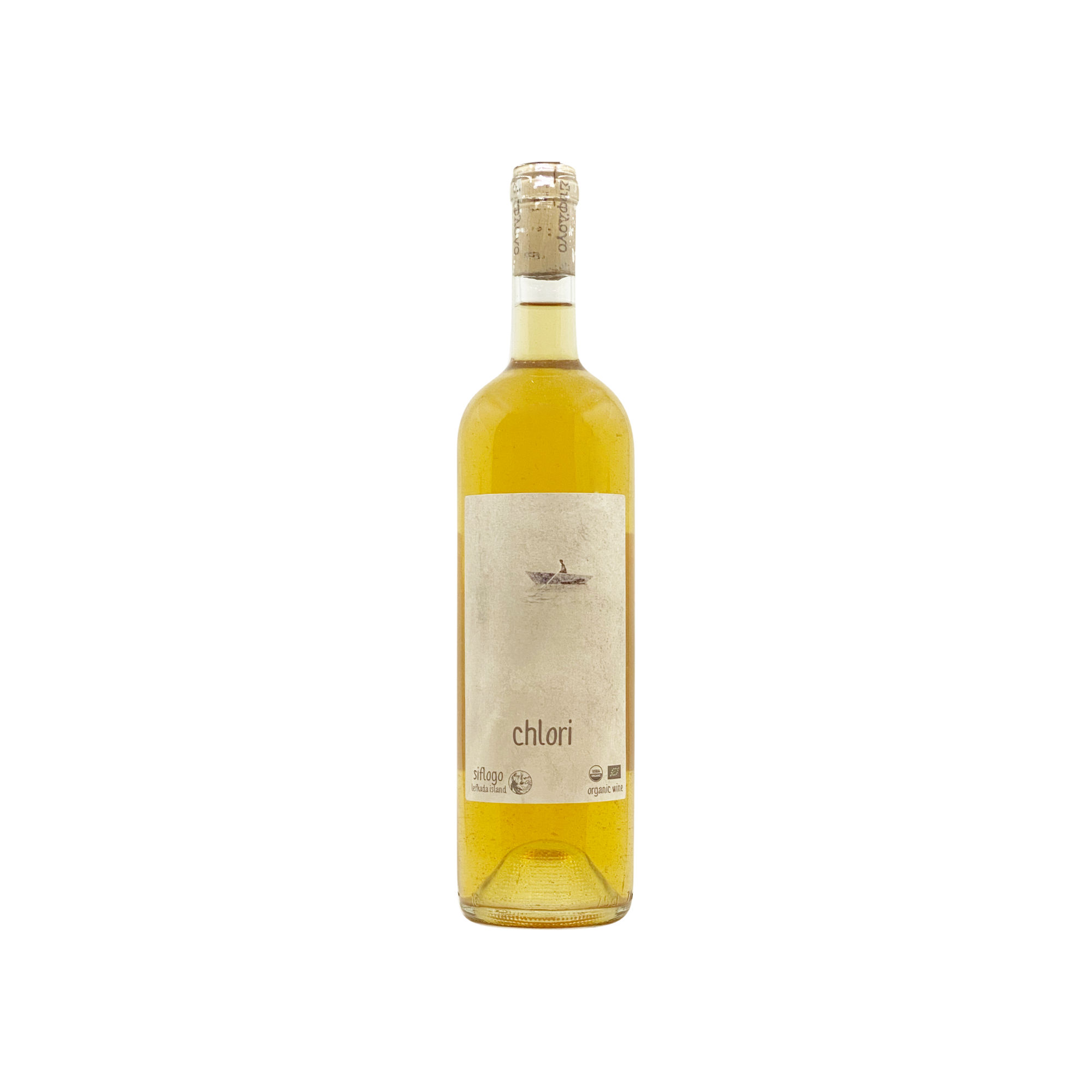 Siflogo - Lefkada Island - Ionian sea - Chlori - Orange natural wine with zero added sulfites - ORGANIC wine - Eklektikon - Greek wine