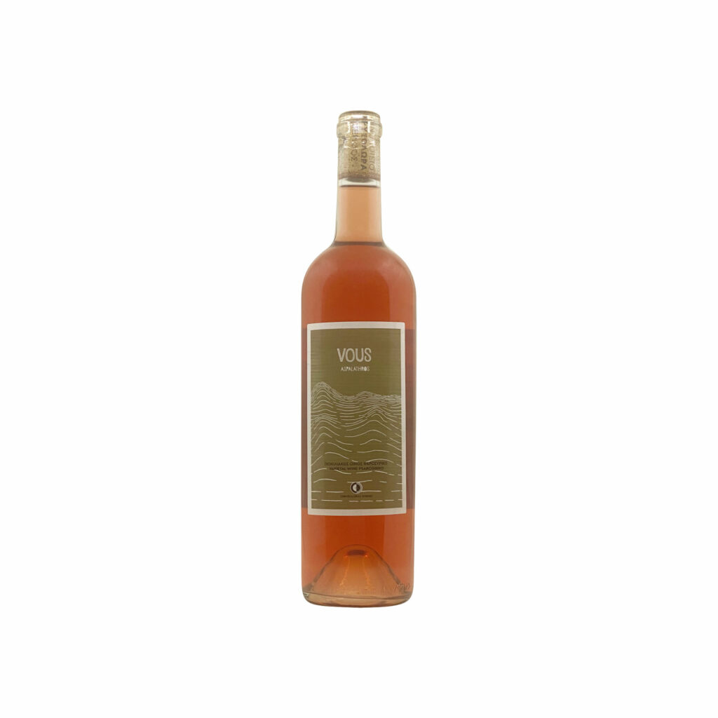 Vous Aspalathros- Psarosyriko - Chrysoloras winery - Organic natural rose wine - Cyclades, Aegean sea, Greece - Eklektikon