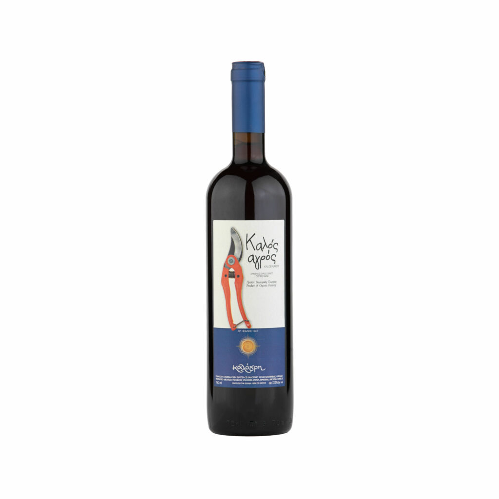 Kalos Agros - Kalogris Organic Winery - Red dry wine - Cabernet Sauvignon / Moschofilero - Organic Natural Wine - Mantinia, Peloponnese, Greece - Eklektikon